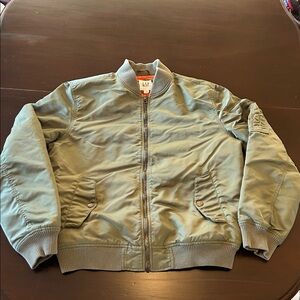 Gap olive green bomber jacket